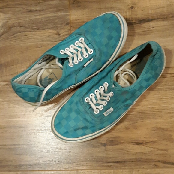 Old School Blue Checkered Vans. - Picture 5 of 7